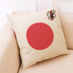 The 2018 World Soccer Cup Home Decor National Flag Cushion Cover Linen Sofa Design Throw Pillow Case