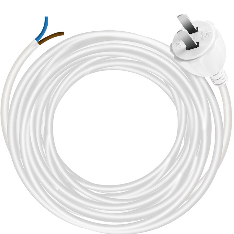 Etman ACP20113-7 10 m 10A two core wire plug with wire multi-purpose household industrial wiring copper core power extension cord 2 foot power extension cord 10M