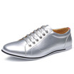 JUQI Business Men Oxford Genuine Leather Shoes