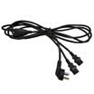 TOWE GB 16A to C13 hole one two pdu power cord 3 15 square diameter 3 meters long