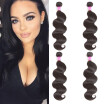 Glary 8A Malaysian Human Hair Body Wave 4 Bundles Unprocessed Body Weaves Wholesale Human Hair Weave Natural Black For Women