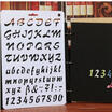 TOP Alphabet letter stencil thin plastic letter&number paint art craft Gift