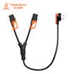 Baoer Xingke computer host display one minute two power cord 90 degrees three plug to 180 degrees one support two words tail black orange 15 meters 3PG-MP00001 MPFB0015