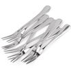 Jingdong supermarket Jirui chopsticks knife&fork stainless steel dessert fruit food fork 10 loaded CZ5039