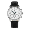 Bestdon Bd9917g Mens Fashion Roman Numerals Leather Strap Waterproof Quartz Watch With Calendar Three Small Dialswhite
