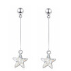 Long Drop Earrings Jewelry For Women Crystal from Swa Star Dangle Earring Fashion Accessories 28920