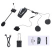 T9S Motorcycle Helmet Headset BT Intercom 1200m Waterproof 2PCS