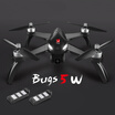 MJX Bugs 5W 1080P 5G Wifi FPV Camera GPS Positioning Altitude Hold RC Drone Quadcopter Black 2 Batteries