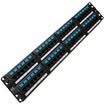 Shanze SAMZHE BL5-48 CAT5e ultra-five high-end engineering gold-plated version of the 2U 48-port network patch panel cabinet patch panels