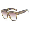SHAUNA Luxury Crystal Decoration Oversize Women Cat Eye Sunglasses Fashion Ladies Pink Gradient Lens Glasses UV400