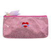 Cute Sequins Embroidery Student Pencil Case Makeup Pouch Cosmetic Pencil Bags
