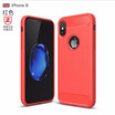 Dirt-Resistant Carbon Fiber Soft Phone cases For iphone 8 plus Matte Business Phone cases For iphone6 6s 7 Plus X