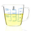 Jingdong supermarket a house kiln cup of milk glass with a scale heat-resistant glass microwave can be heated to prevent hot 250ml