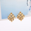 New Fashion European American Pendientes Simple Non-pierced Ear Cuff Crystal Clip Earrings for Women Jewelry Gift Brincos