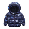 Autumn Lightweight outwear Coats Starry Print Winter Children Faux-cotton Padded Hooded Jackets for Boys&Girls Toddler Clothes