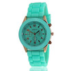 New Men Women Geneva Silicone Rubber Jelly Gel Quartz Analog Sports Wrist Watch