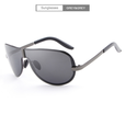 Classic frameless fashion sunglasses Polarized sunglasses for men