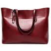 La bolsa de asas del cuero de la PU para las mujeres grande conmuta la bolsa de hombro del trabajo de la cremallera del bolso de hombro de las mujeres