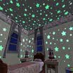 Qinglan luminous star fluorescent wall stickers childrens room layout birthday party layout venue 3CM 200 gift glue point stickers