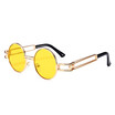 SHAUNA New Hollow Out Metal Legs Classic Punk Style Women Round Sunglasses Fashion Men Red Tinted Lens Shades UV400