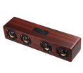 Wooden Bluetooth speakers subwoofer 20W voice TV speakers support Bluetooth plug-in radio