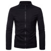 AOWOFS winter new European code solid color jacket stand collar jacket large size mens jacket YJ002