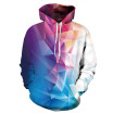 QYDM0275Mens Hoodie 3D Printed Women Pullover Sweater