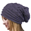 Fashion Warm Winter Women Beret Braided Baggy Knit Crochet Beanie Hat Ski Cap New Hot Fashion Casual