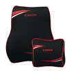 Jingdong supermarket car house ICAROOM car headrest lumbar I16-868A memory cotton neck pillow backrest set shallow coffee color