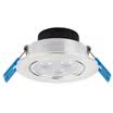 Jingdong Supermarket Midea Midea LED ultra-thin spotlight ceiling lamp living room restaurant lights 4w bright silver 5700K white light hole 7