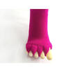 1Pair Yoga Five Toe-Separator Massage Socks Gym Alignment Foot Pain Relief W
