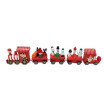 Wooden Mini Train Toy Santa Claus Christmas Ornament Decoration Festival Gift Kids Toys