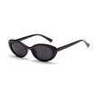 SHAUNA Fashion Shell Grain Frame Women Cat Eye Sunglasses Popular Ladies Clear Red Oval Lens Shades UV400