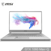 MSI msi P65 Creator 156-inch narrow frame thin&light notebook i7-8750H 8G2 512G SSD GTX1060MaxQ 6G fingerprint unlock silver