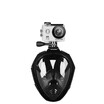 Underwater Scuba Anti Fog Fully Dry Diving Mask Swimming Full Face Mask Diving Scuba Diving for GoPro with Earplugs Safety Snorke