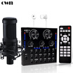 OWN V10N6 mobile phone sound card set live shouting wheat karaoke recording computer external sound card condenser microphone anchor equipment set