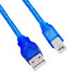 Three Fort SANBAO SUB-005 three Fort USB transparent blue print line 5M