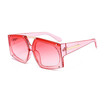 SHAUNA Fashion Women Square Gradient Sunglasses Retro Men Mirror Coating Lens Shades UV400