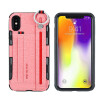 New iPhoneXS Max Mobile Phone Case Cover Samsung Mobile Phone Card Anti-fall Cover Pink