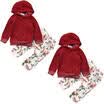 Newborn Baby Girls Kids Sweatshirt Hoodies Tops Pants 2PCS Outfits Set Clothes