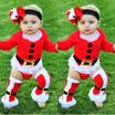 AU Stock Christmas Boys Girl Baby Grow Romper Clothes Baby Santa Costume Outfits