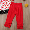 3pcs Toddler Kids Baby Girls Outfits Clothes Long Sleeve Tops DressPants Set