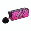 Fashion Women Cosmetic Pouch Reversible Double Colors Glitter Sequins Zipper Storage Bag Makeup Bags Organizer Handbag Coin Purse