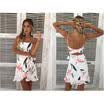 Womens Holiday Mini Playsuit Ladies Jumpsuit Romper Summer Beach Dress CA TOP