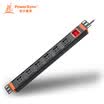 Baoer Xingke PDU Cabinet Power Outlet Strip Plug Terminal Block Switch 10A6 Position 15mm23C Black 3 Meter PS-1006A MD6W0030