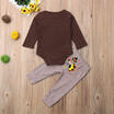 USA Thanksgiving Clothes Infant Baby Boy Romper Bodysuit Pants Outfit Costumes