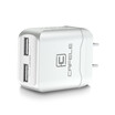 Cafele EU Plug Dual USB Charger DC 5V 24A 12W Universal Portable Travel Wall Adapter Mobile Phone Charger for iPhone Laptop