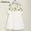 AU Family Clothes Mother Daughter Matching Summer Baby Girl Floral Dress Outfit