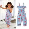 Kids Baby Girls Floral Strap Romper Jumpsuit Playsuit Clothes Outfits US Stock
