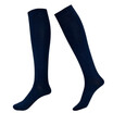 Mens Sport football Soccer plain Long Socks Over Knee High Sock Baseball Hockey